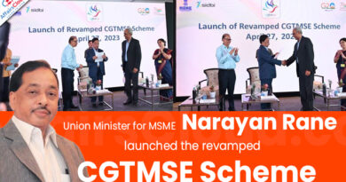 Shri Narayan Rane launches the revamped CGTMSE Scheme