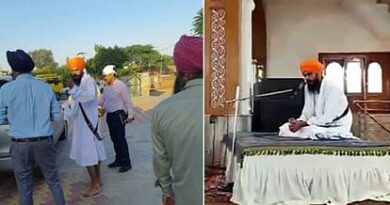 Amritpal singh given a wrong message to Sikh community by praying in front of Bhindranwale picture