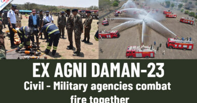 EX AGNI DAMAN-23 Civil - Military agencies combat fire together