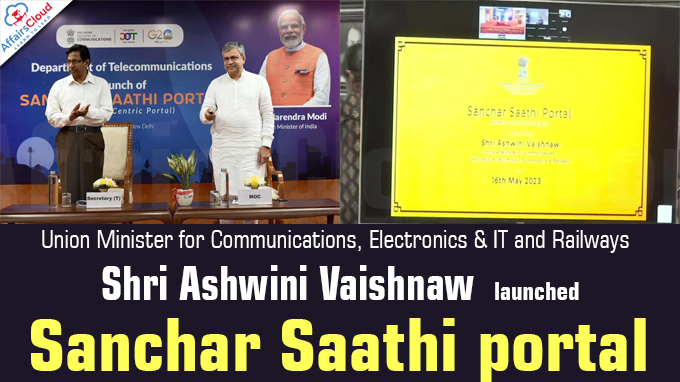 Union Minister Shri Ashwini Vaishnaw launches Sanchar Saathi portal