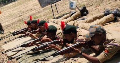 NCC cadets were thrilled by firing rifle