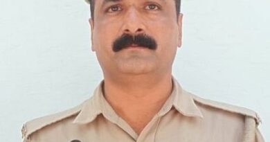 Head constable Shailendra honored for excellent work