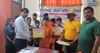 Students showed their strength in sports competition